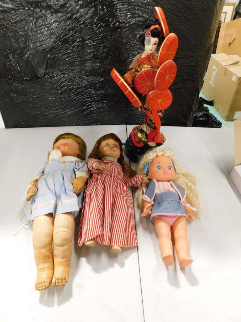 4 Dolls incl Madame Alexander Composition Doll, Magic Skin Doll, Mattel Lil Miss with Color Changing (1 of 17)