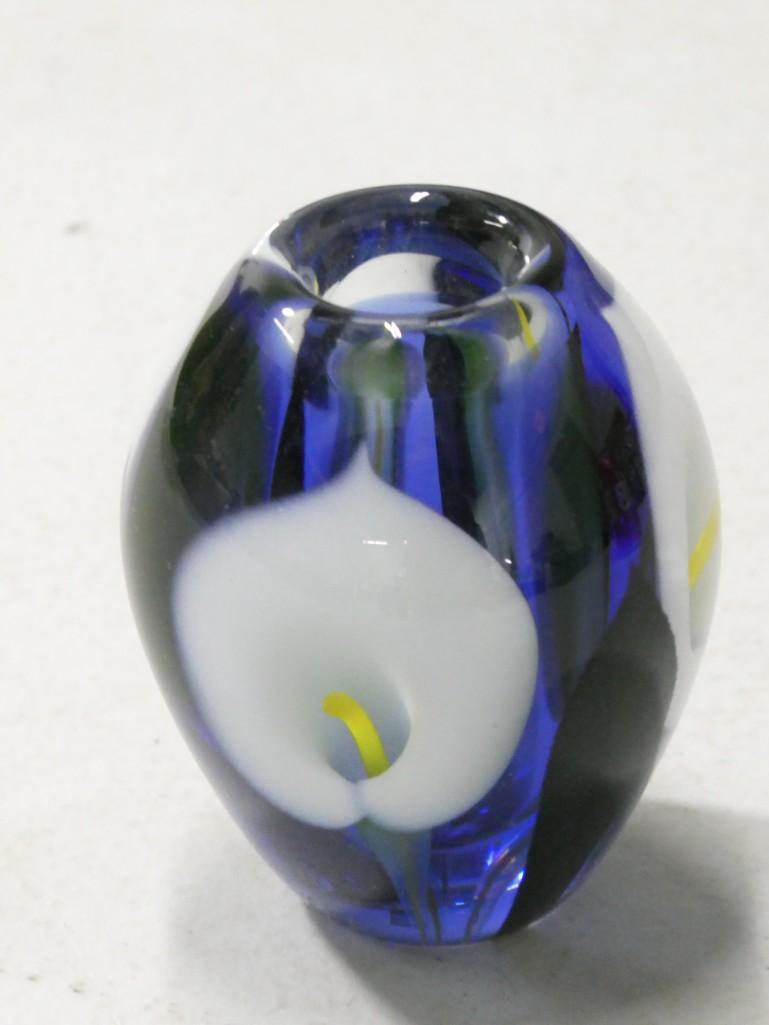 Scott Bayless White Lily Perfume Bottle - Signed: Scott Bayless White Lily Perfume Bottle - Signed - no top