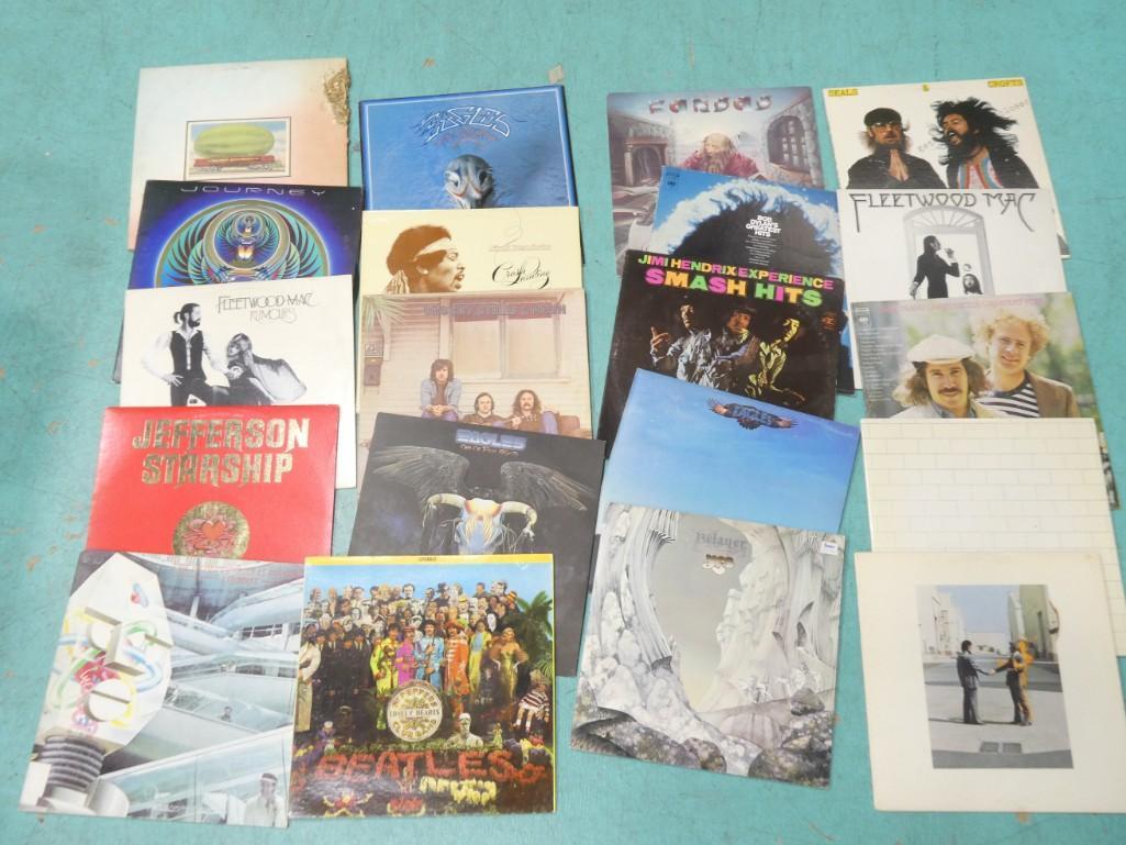 Lot of Vinyl Records including The Beatles, Pink Floyd, Jimi Hendrix (1 of 4)