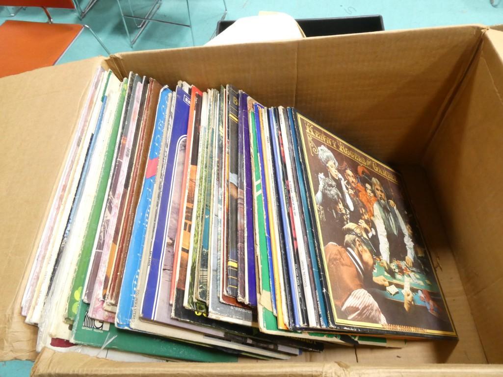 Large Lot of assorted Vinyl Records including Elton John, Al Stewart, Irish Music, Classical Music, (1 of 10)