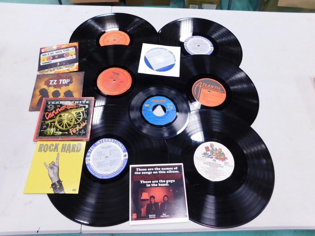 Lot of DVDs, CDs, Vinyl Records including Psych Complete seasons (1 of 6)