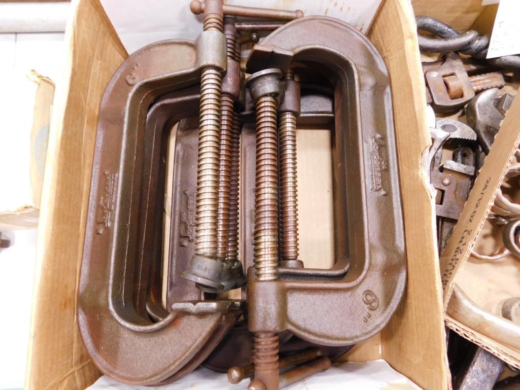 Lot of 5 large C Clamps (1 of 1)