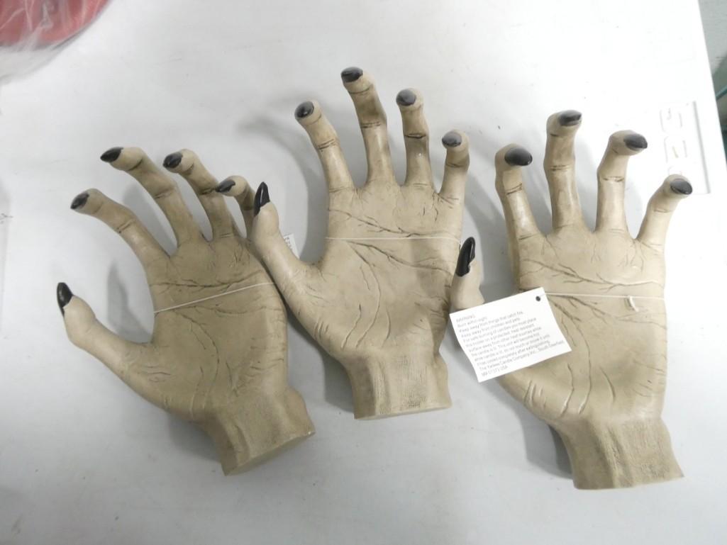 3 Yankee Candle Halloween Creepy Hands Candle Holders (1 of 5)
