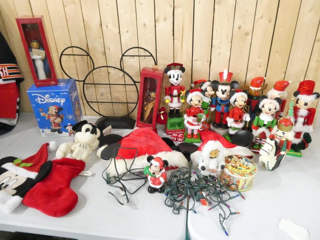 Large Christmas Lot incl Disney Nutcrackers, Disney Stockings, Figurines, Etc (1 of 10)