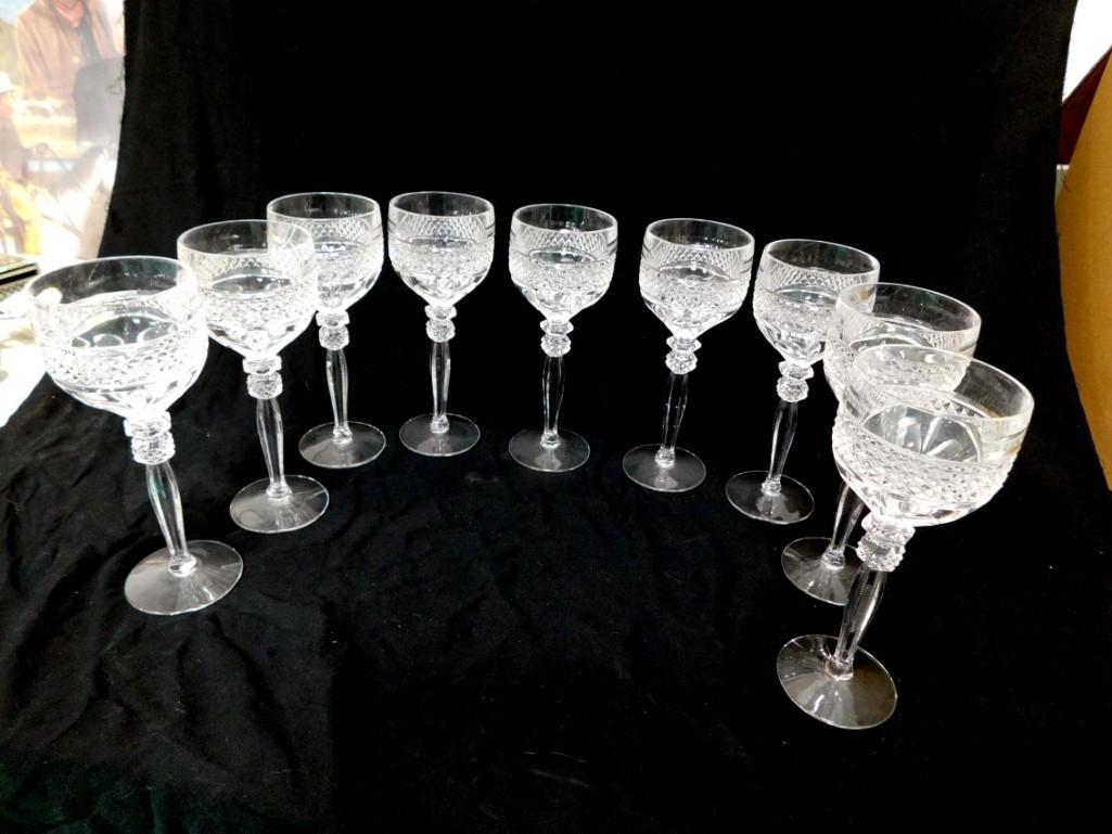 Set of 9 Crystal Stemware Glasses (1 of 3)