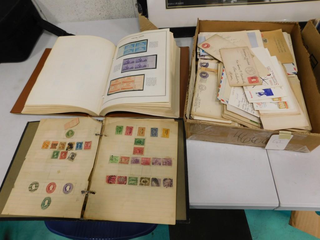 Stamp Collection incl Plate Blocks, Early US Stamps, Letters, Ephemera, Correspondence, etc (1 of 11)