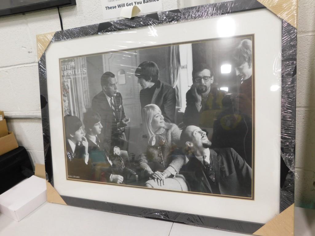 Framed Poster of The Beatles, Ed Sullivan, and Peter, Paul, and Mary (1 of 3)