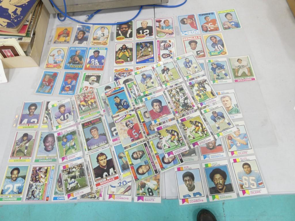 1960s-70s Football Cards Mostly Good Players: Vintage 1960s-70s Football Cards Mostly Good Players
