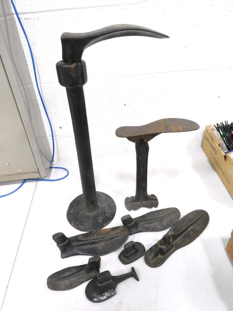 Vintage Cast Iron Shoe Repair Stands (1 of 5)