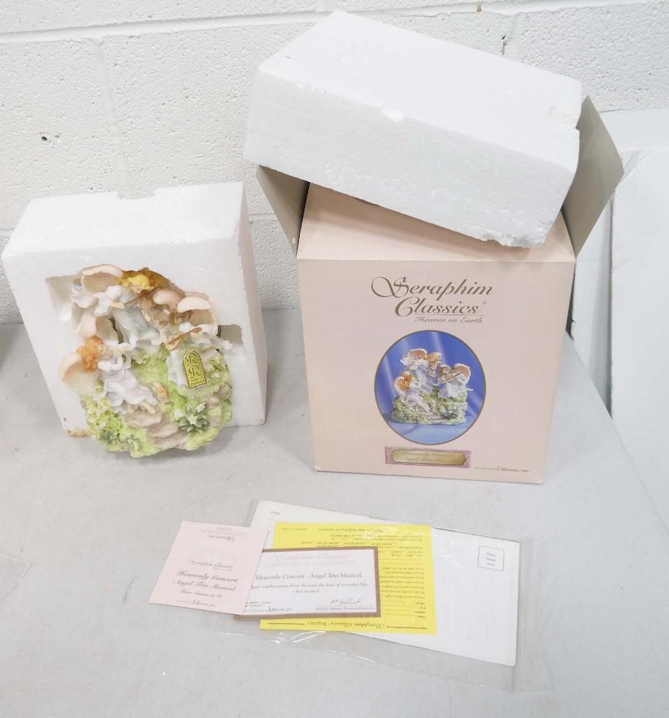 Seraphim Classics Heavenly Concert Angel Trio Figurine in Original Box (1 of 4)