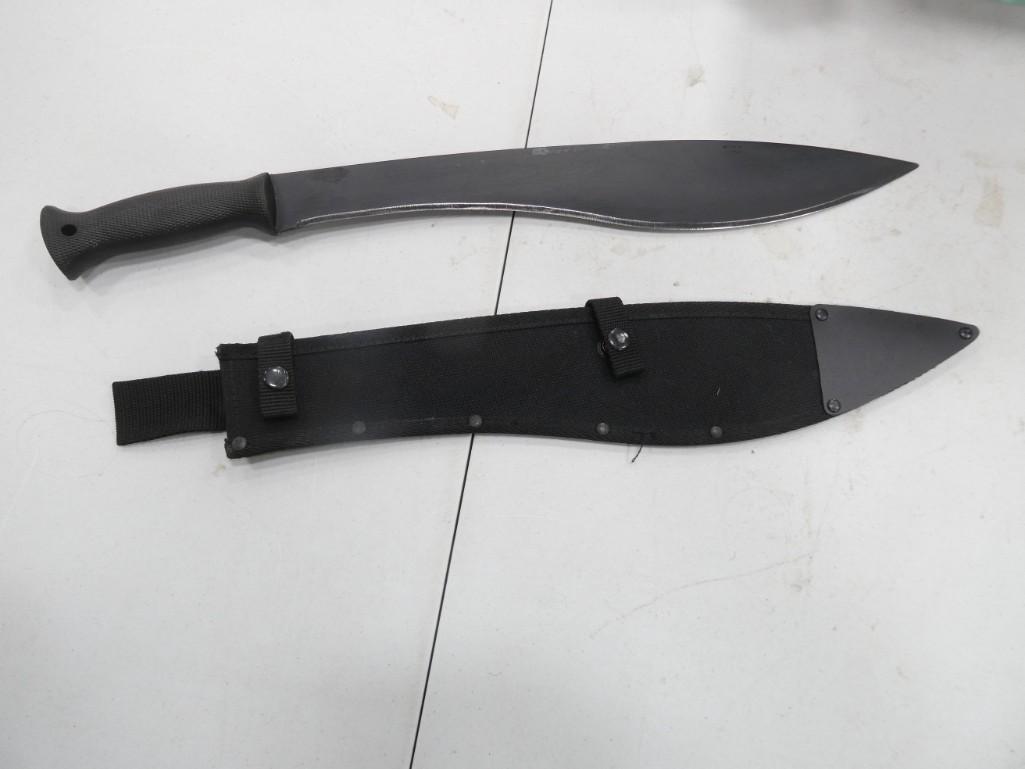 Large Knife or Machete with Sheath (1 of 4)