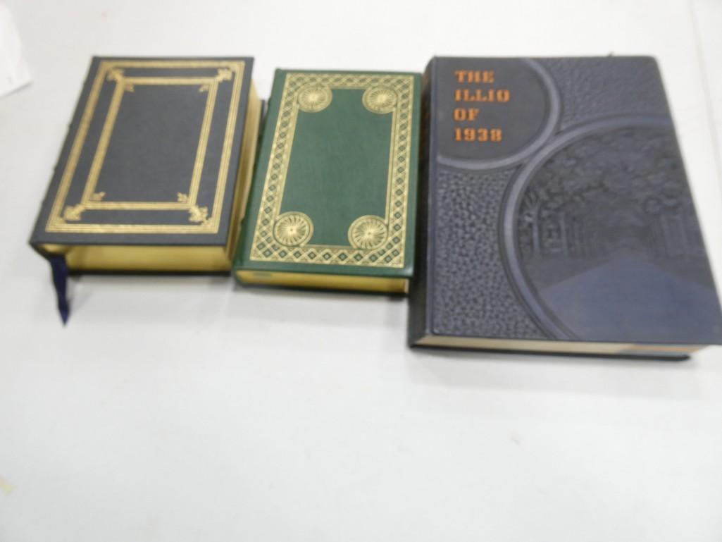 Book Lot incl 1938 University of Illinois Yearbook the Illio, African Rifles and Cartridges by John: Book Lot incl 1938 University of Illinois Yearbook the Illio, African Rifles and Cartridges by John Taylor, The Gun and it's Development by W. W. Greener