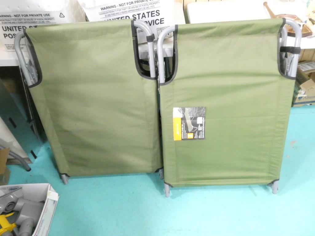 Pair of Aluminum Camp Cots Ozark Trail (1 of 2)