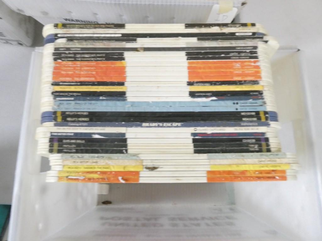 Bin of Laser Discs Capacitance Electronic Disc System Discs incl The Godfather parts 1 & 2, (1 of 5)