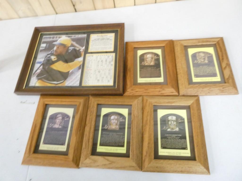 Baseball Plaques incl Carlton Fisk, Goose Gossage, Bill Veeck, Willie Stargell (1 of 5)