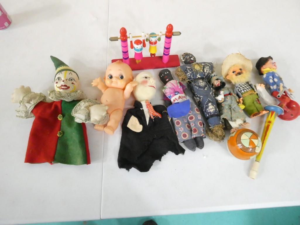 Lot of Dolls, Puppets, Toys, Etc incl Black Americana (1 of 7)