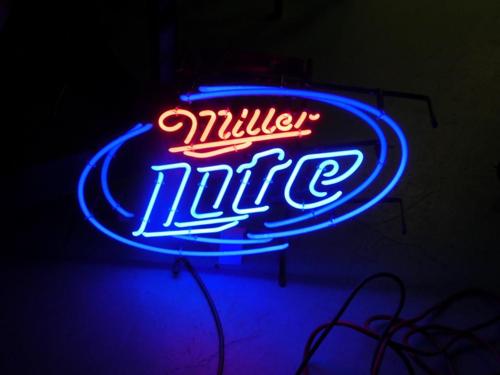 Miller Lite Neon Sign Works (1 of 4)