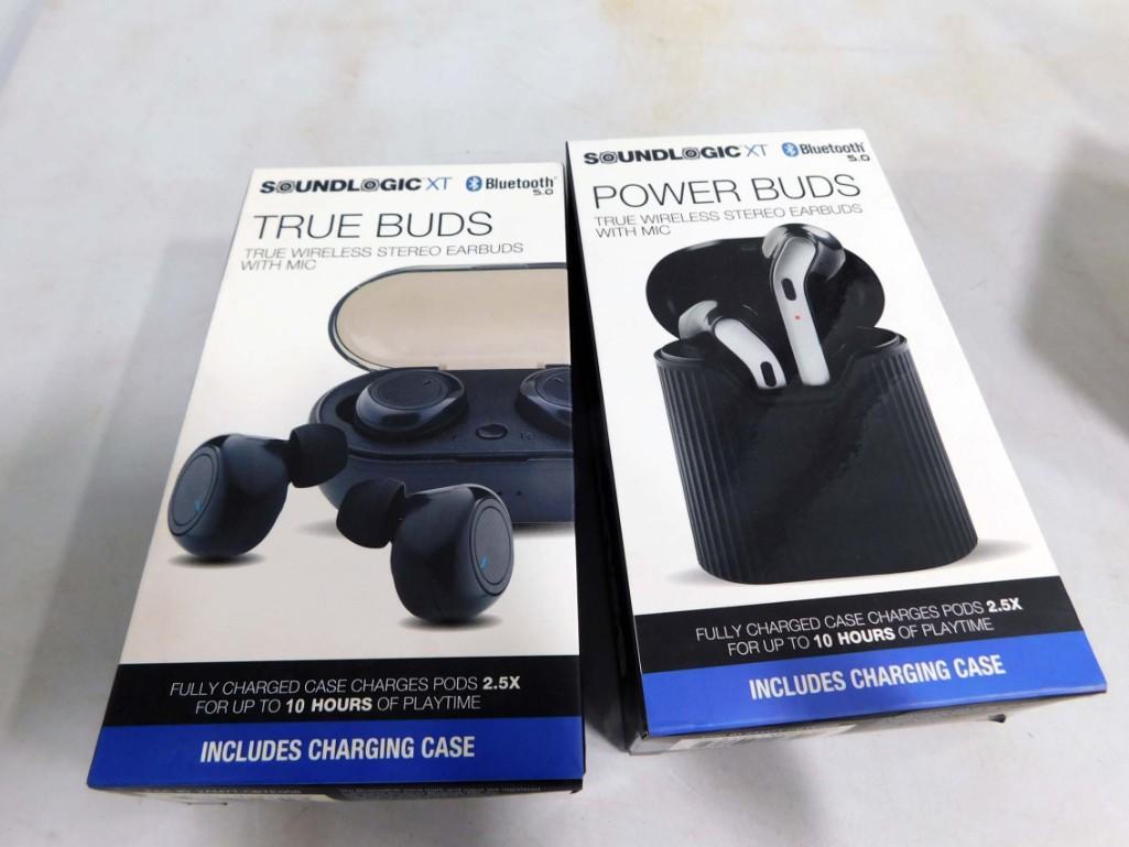 2 Packs of Sound Logic Ear Buds incl True Buds and Power Buds (1 of 3)