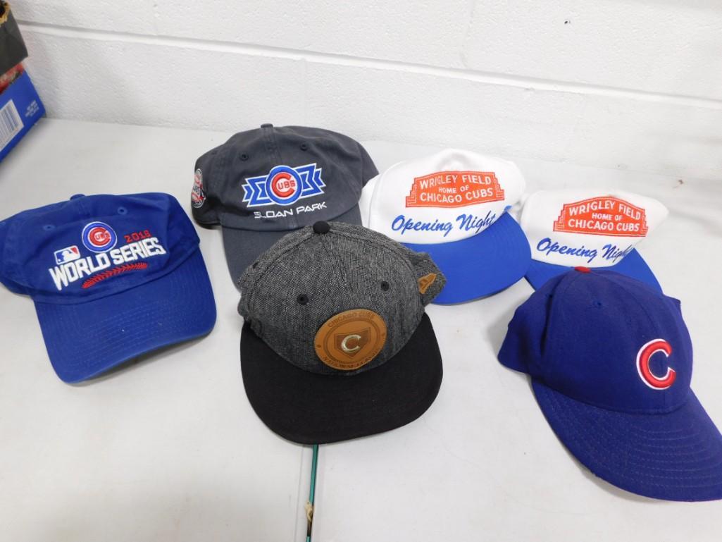 Sports Caps or Hats incl Chicago Cubs 2016 World Series, Wrigley Field Opening Night, etc (1 of 2)