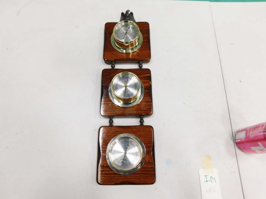 Vintage Thermometer , Barometer, and Humidity Meter (1 of 4)