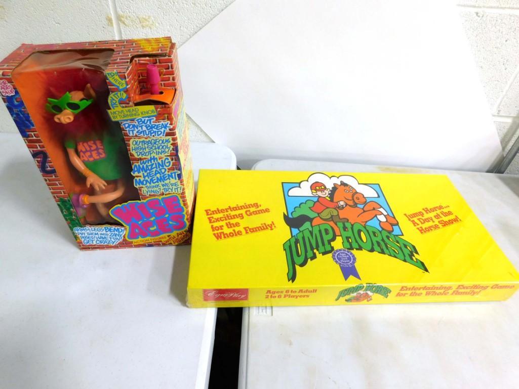 New Toy Lot incl Wise Aces Figure and Jump Horse Game - Sealed: New Toy Lot incl Wise Aces Figure and Jump Horse Game - Sealed