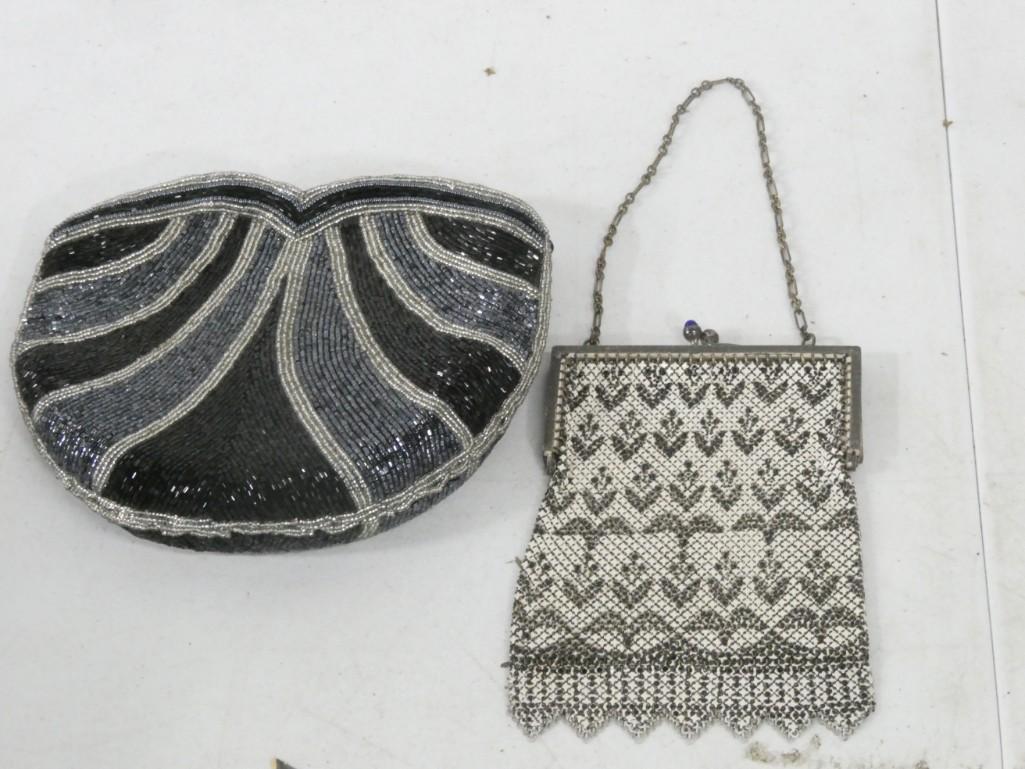 2 Vintage Purses incl 1 Beaded and 1 Metal (1 of 6)
