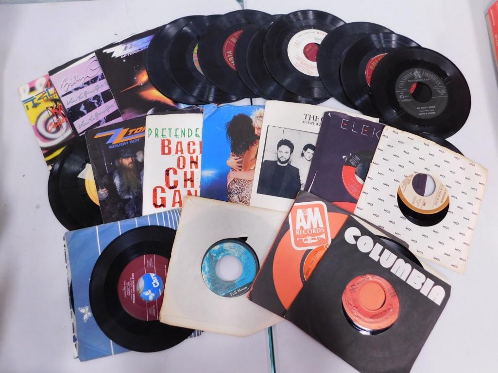 Lot Of 45 Rpm Vinyl Records Auction