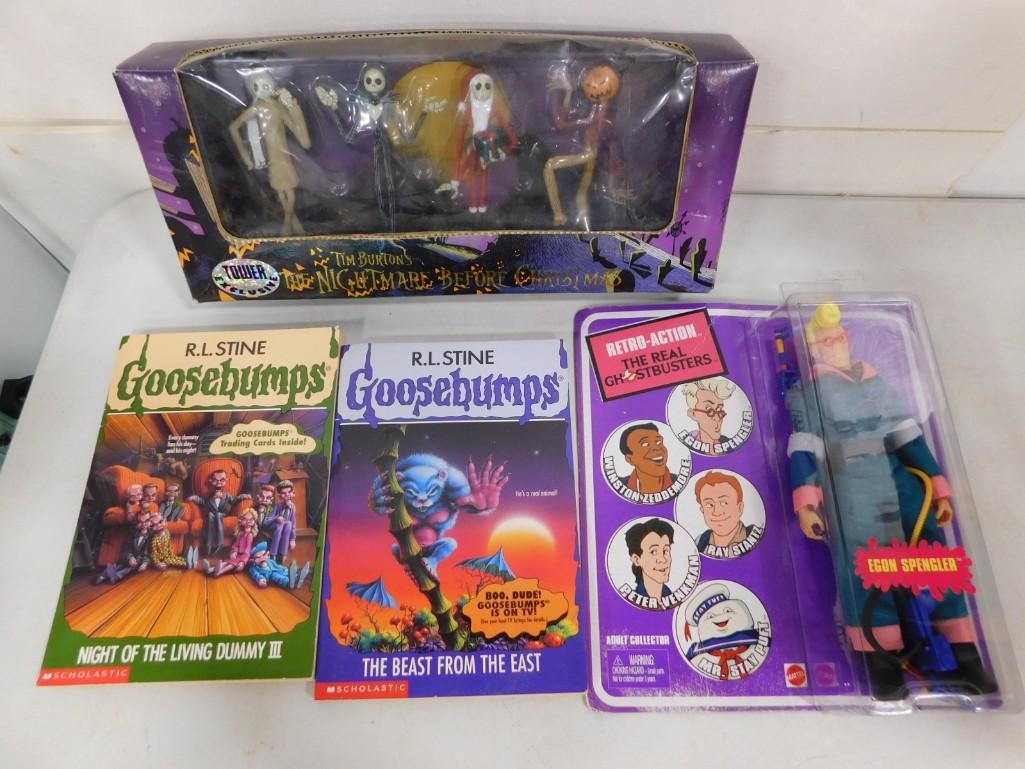Toys incl Nightmare Before Christmas Toy Figures Lot In Original Box Tower Records Exclusive (1 of 5)