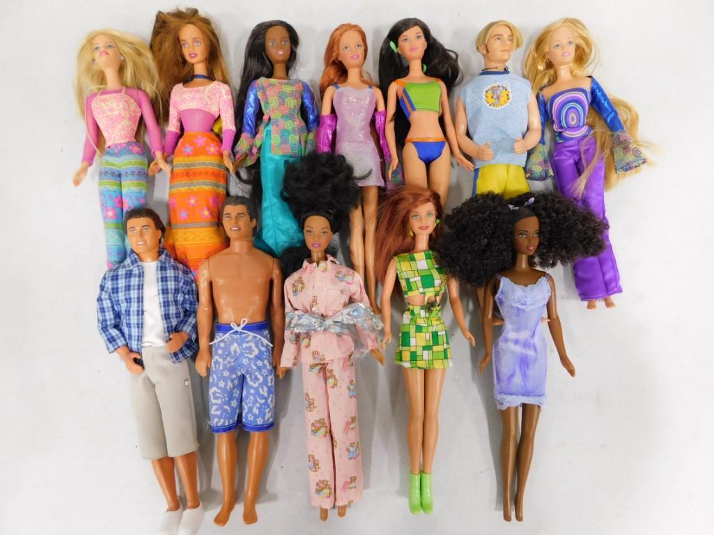Lot of 12 Dolls incl Barbie Dolls (1 of 4)
