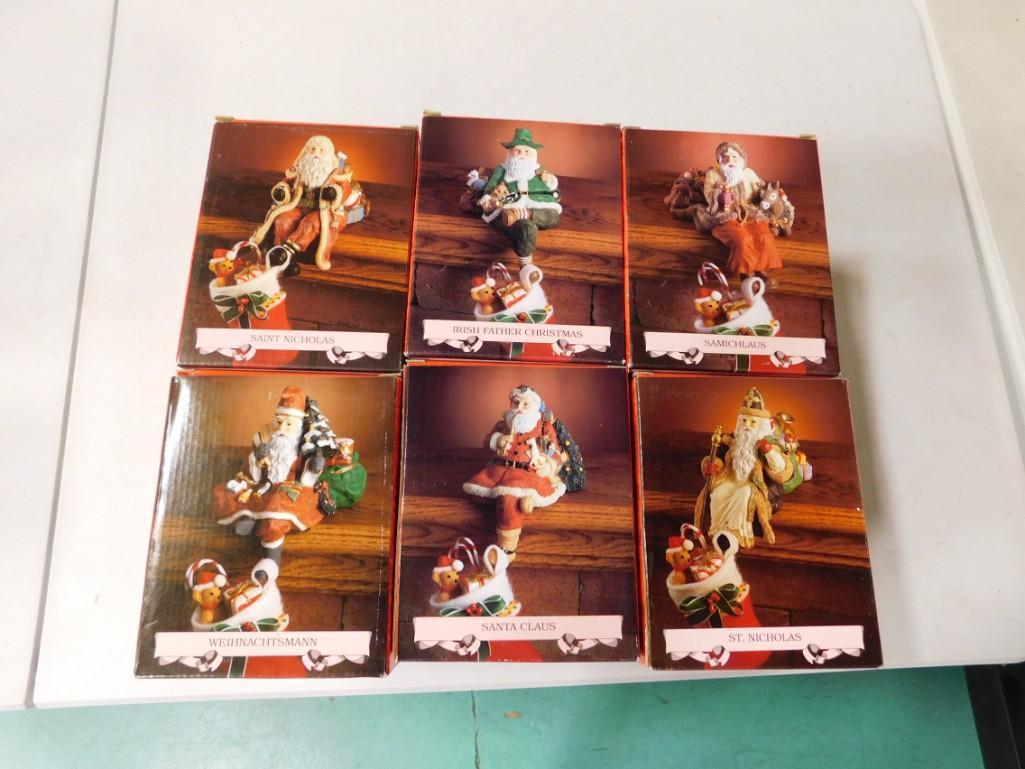 6 International Santa Stocking Holders in Original Boxes (1 of 3)