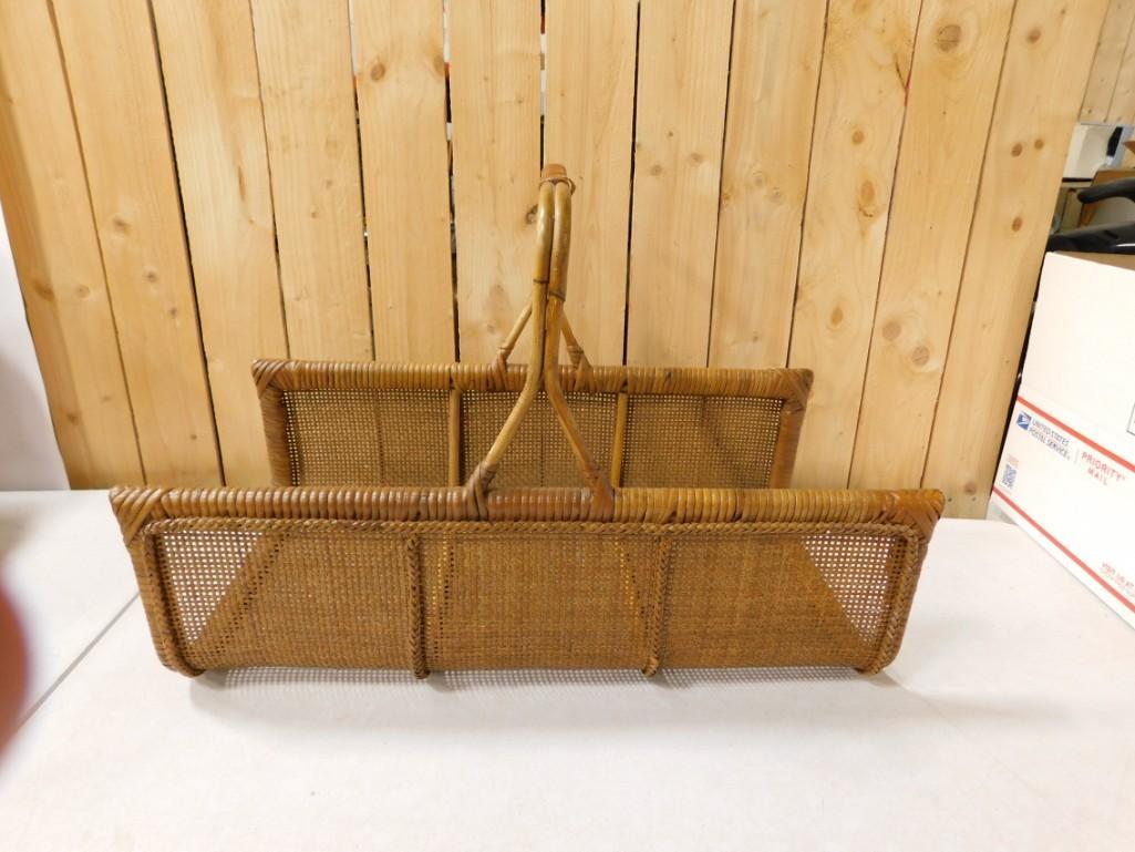 Woven Magazine Rack: Woven Magazine Rack - it can hold other stuff too!