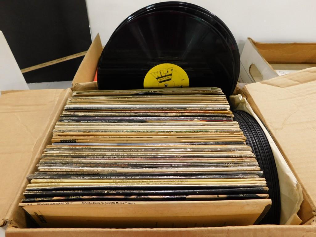 Huge box full of Vinyl Records including Steve Martin, Hair, Classical, Joan Baez, Four Seasons, (1 of 5)