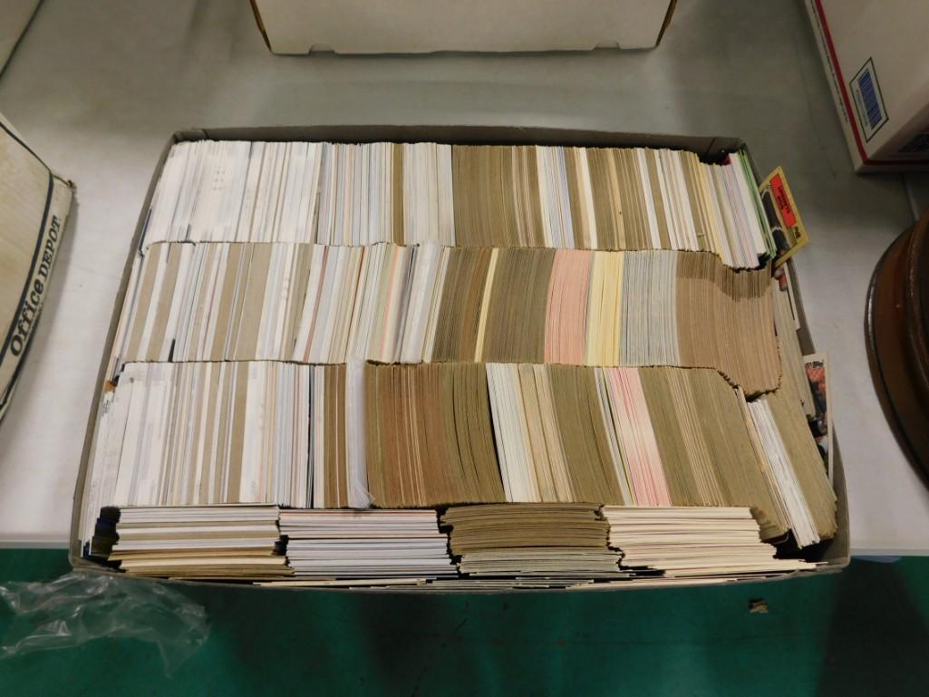 Large Flat full of assorted sports cards - mostly baseball (1 of 2)
