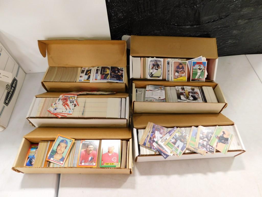Lot of assorted sports cards including football, hockey, baseball, etc. (1 of 3)
