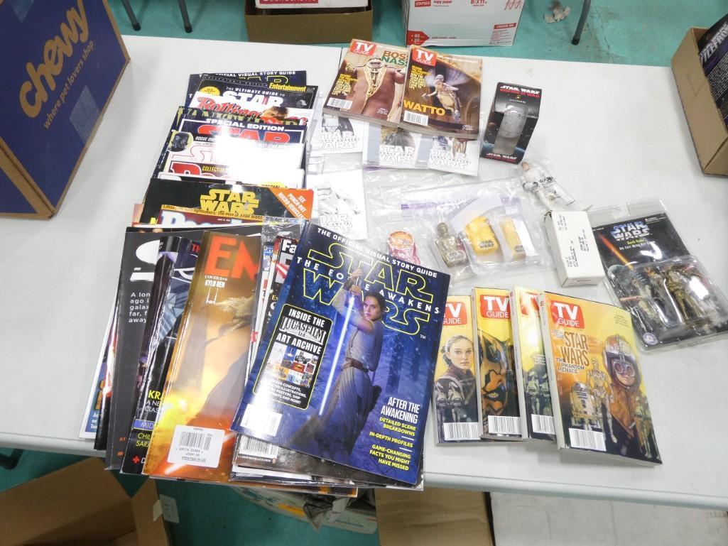 Star Wars Lot incl Star Wars Special Magazines, Toys, TV Guides, etc: Star Wars Lot incl Star Wars Special Magazines, Toys, TV Guides, etc