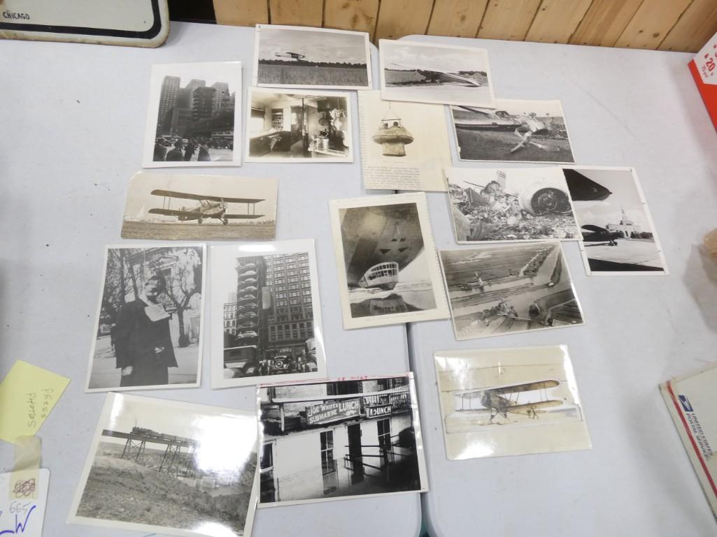 1930s and 1940s Press Photographs incl Airplane Photos, etc (1 of 11)