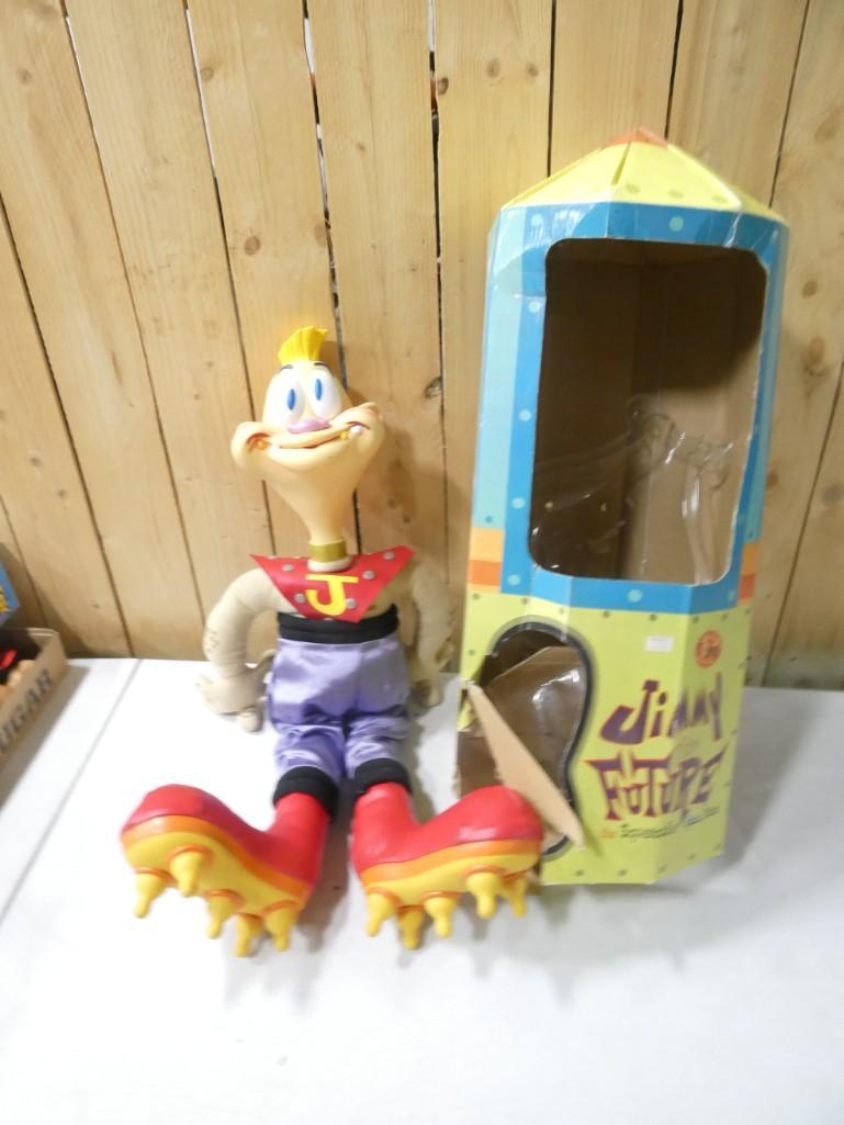 Jimmy of the Future Squeezable Space Idiot with Original Box: Jimmy of the Future Squeezable Space Idiot with Original Box. Box has damage