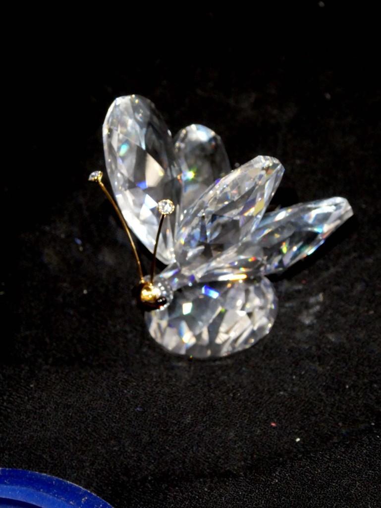 Large Swarovski Crystal Butterfly in Original Box and Packaging 2" Tall (1 of 5)