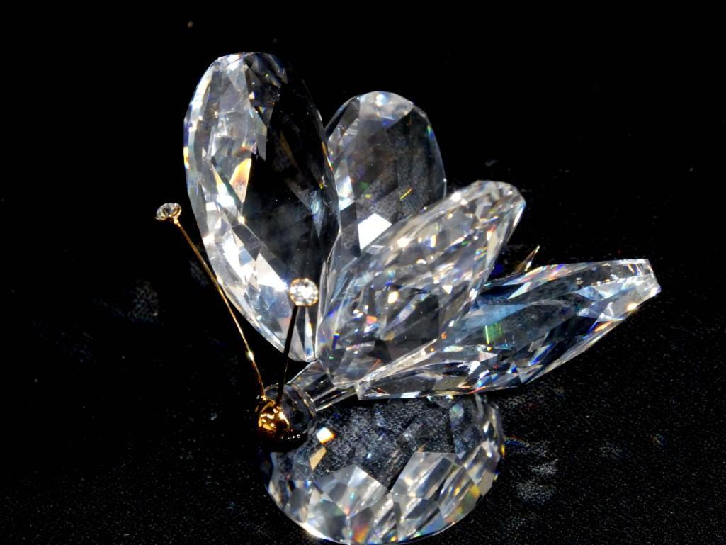 Large Swarovski Crystal Butterfly in Original Box and Packaging 2" Tall (1 of 5)