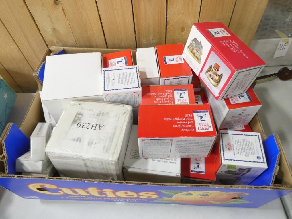 Huge Lot of Liberty Falls Christmas Village Buildings, Accessories, Etc (1 of 6)