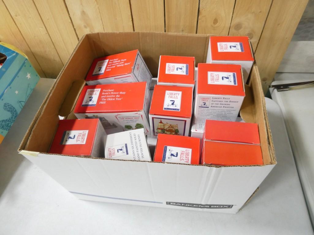 Huge Lot of Liberty Falls Christmas Village Buildings, Accessories, Etc (1 of 4)