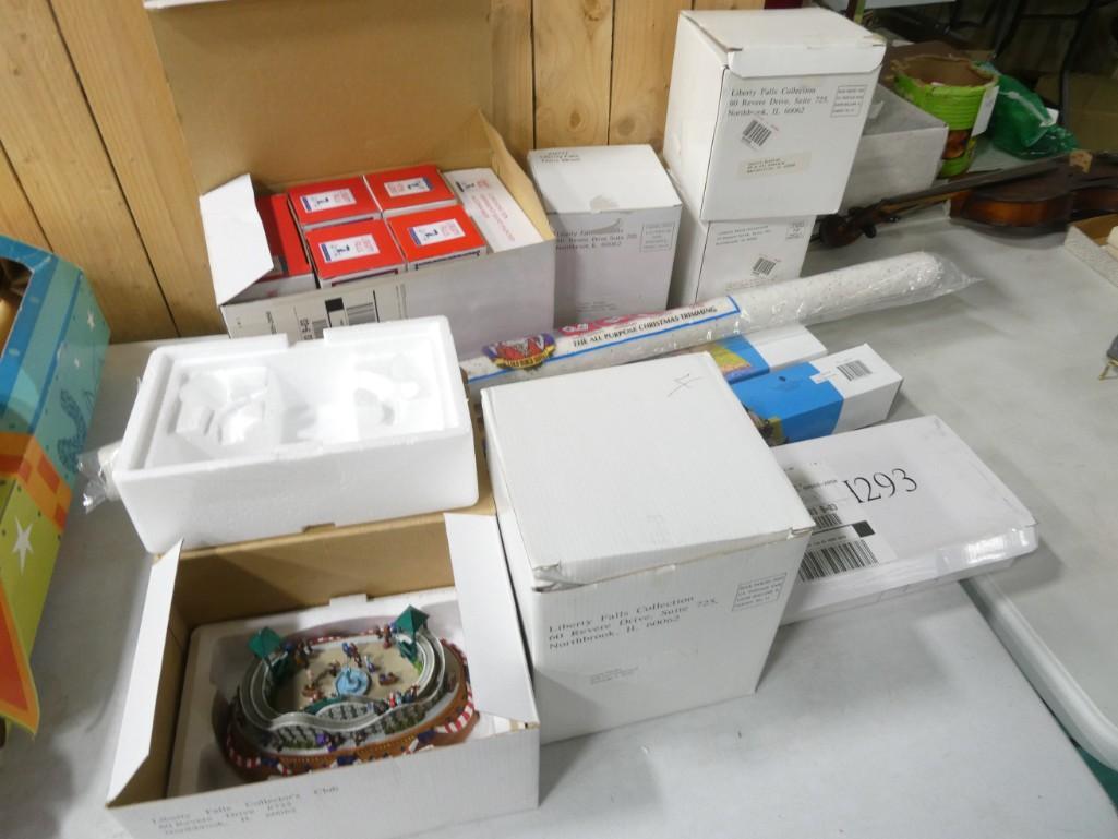 Huge Lot of Liberty Falls Christmas Village Buildings, Accessories, Etc (1 of 8)
