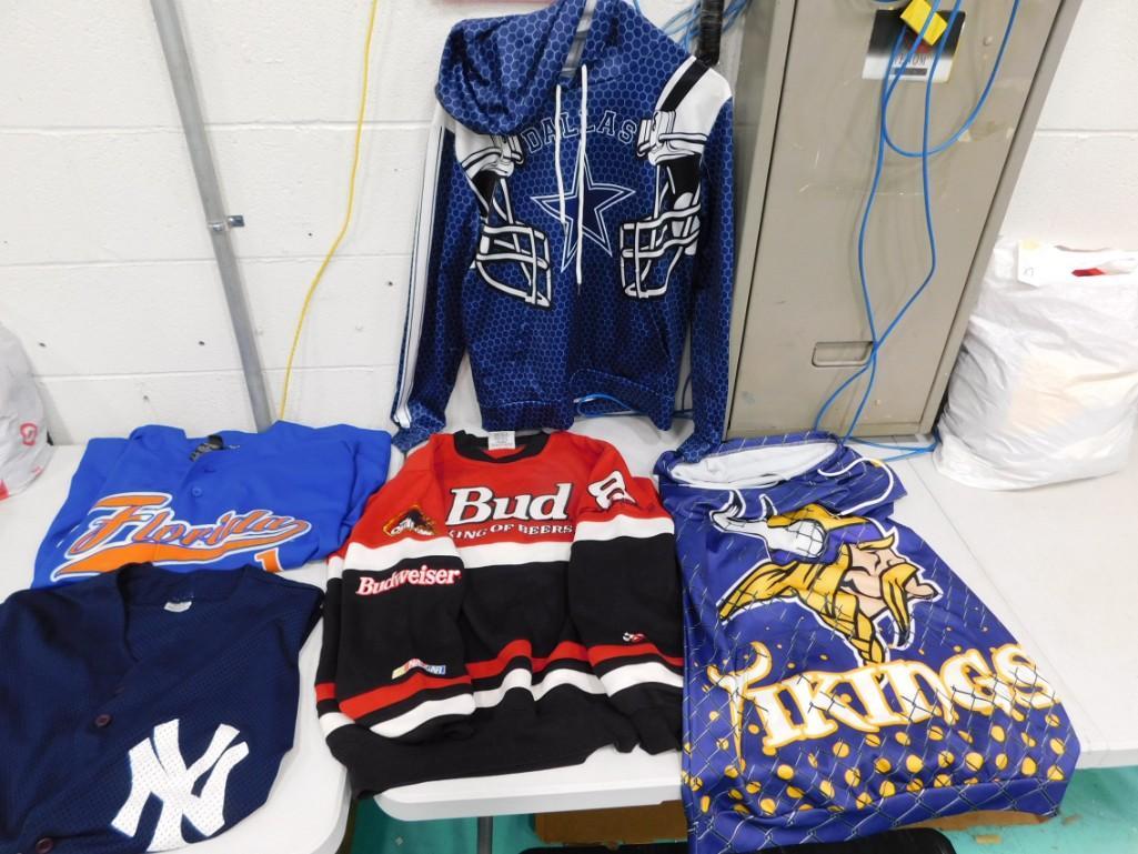Sports Clothing including Dallas Cowboys Hoodie, Bud Dale Earnhardt Jr, Florida Marlins, Yankees, Vi: Sports Clothing including Dallas Cowboys Hoodie, Bud Dale Earnhardt Jr, Florida Marlins, Yankees, Vikings