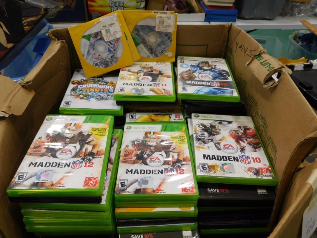 Huge Lot of roughly 140 XBox 360 Video Games (1 of 4)