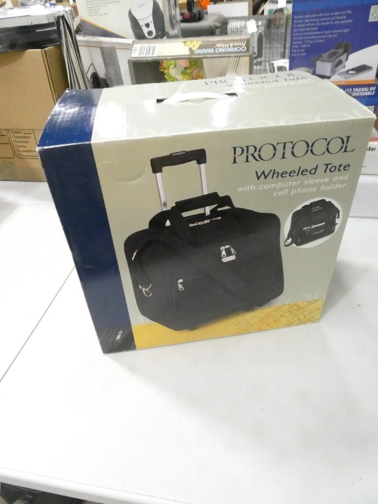 Protocol Wheeled Tote Luggage Bag New In Package Auction