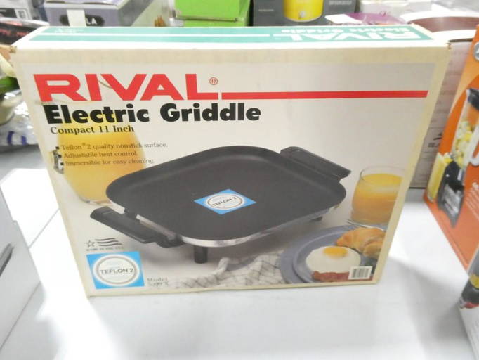 Rival Electric Griddle 11" New In Box Model 5000x