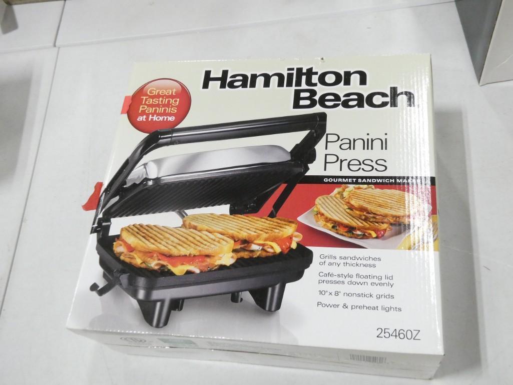 Hamilton Beach Panini Press New In Box Auction