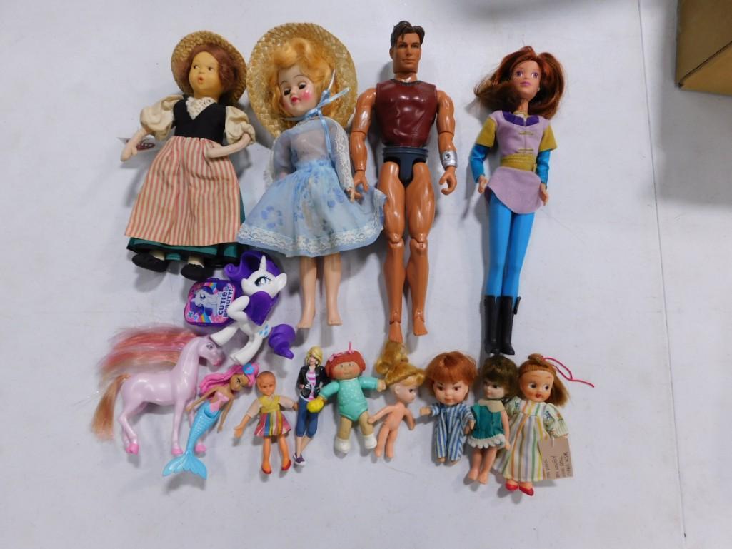 Lot of 14 Toys incl Baitz "Whistler Waadt Switzerland" Doll,: Lot of 14 Toys incl Baitz "Whistler Waadt Switzerland" Doll, Max Mattel Max Steel Action Figure, My Lovely Vinyl Doll Japan, etc