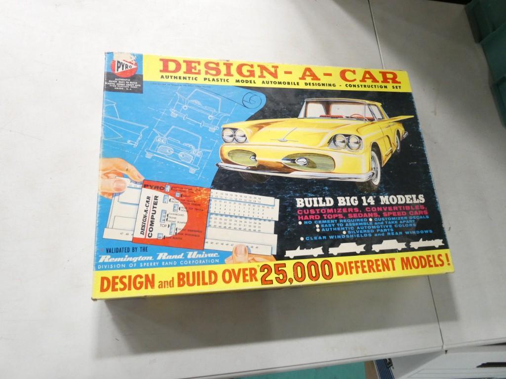 Vintage Design a Car Construction Set or Kit (1 of 5)
