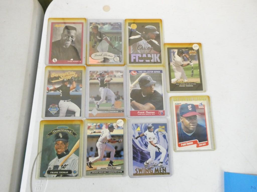 Lot of Frank Thomas Baseball Cards incl His Rookie Card (1 of 7)